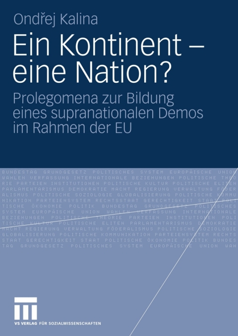 Cover image for book Ein Kontinent - eine Nation?