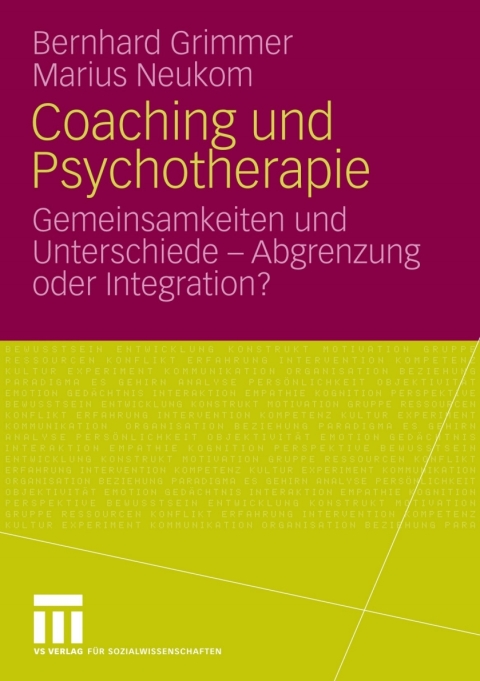 Cover image for book Coaching und Psychotherapie