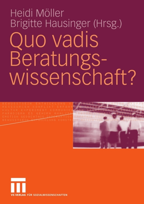 Cover image for book Quo vadis Beratungswissenschaft?