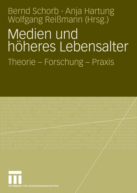 Cover image for book Medien und höheres Lebensalter