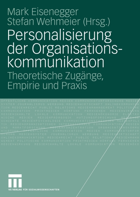 Cover image for book Personalisierung der Organisationskommunikation