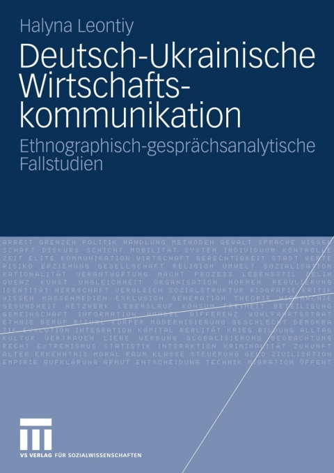 Cover image for book Deutsch-ukrainische Wirtschaftskommunikation