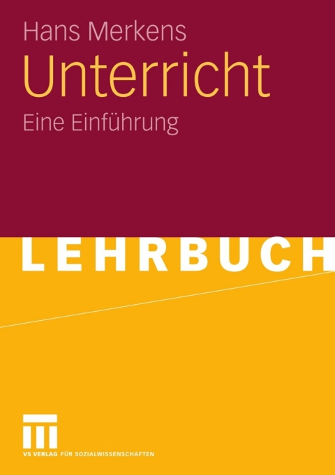 Cover image for book Unterricht