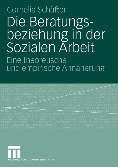 Cover image for book Die Beratungsbeziehung in der Sozialen Arbeit