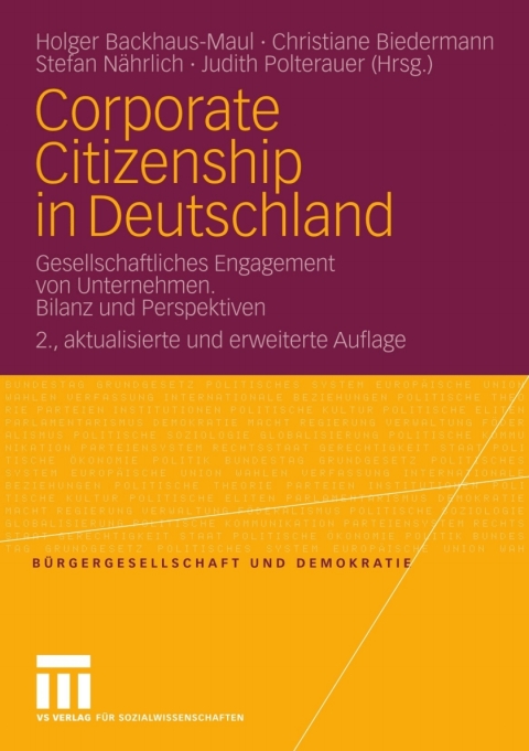 Cover image for book Corporate Citizenship in Deutschland