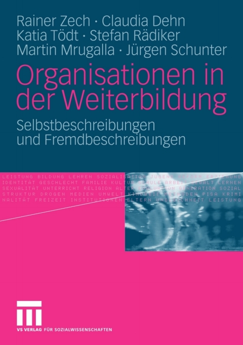 Organisationen in der Weiterbildung 
