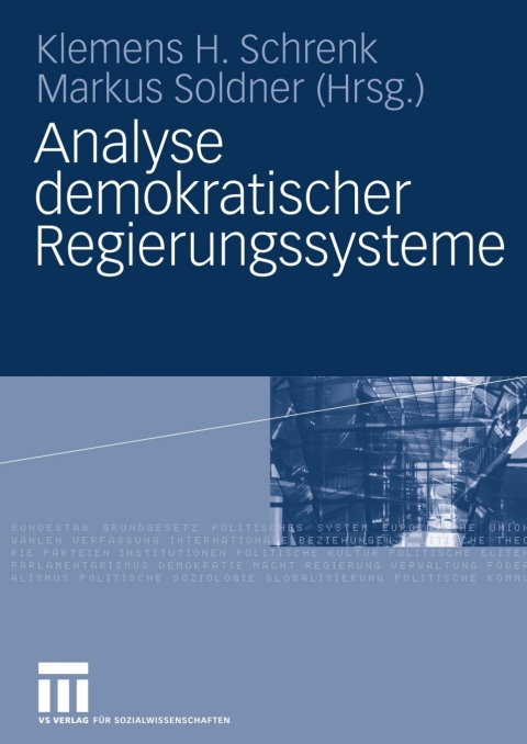 Cover image for book Analyse demokratischer Regierungssysteme