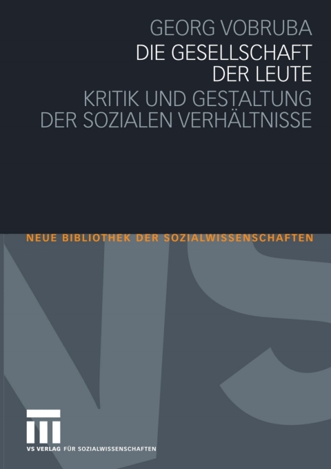 Cover image for book Die Gesellschaft der Leute