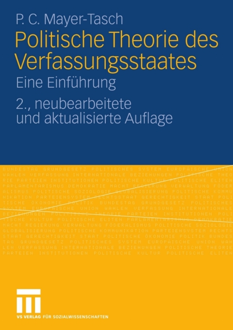 Cover image for book Politische Theorie des Verfassungsstaates