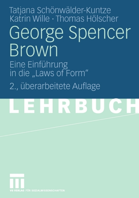 Cover image for book George Spencer Brown