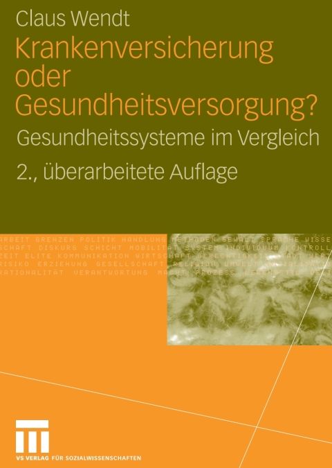 Cover image for book Krankenversicherung oder Gesundheitsversorgung?