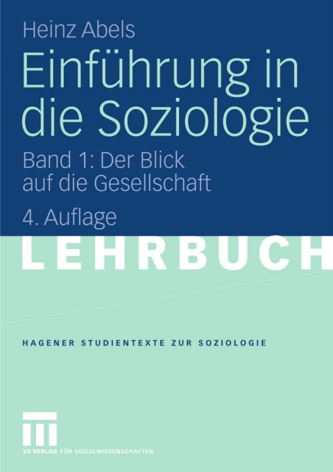 Cover image for book Einführung in die Soziologie
