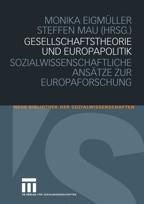 Cover image for book Gesellschaftstheorie und Europapolitik