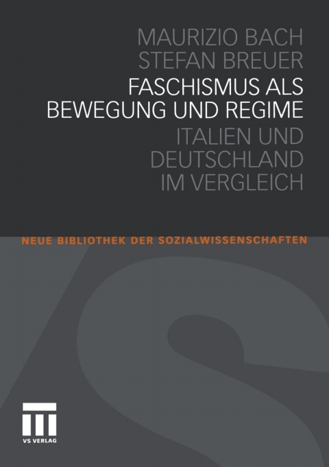 Cover image for book Faschismus als Bewegung und Regime