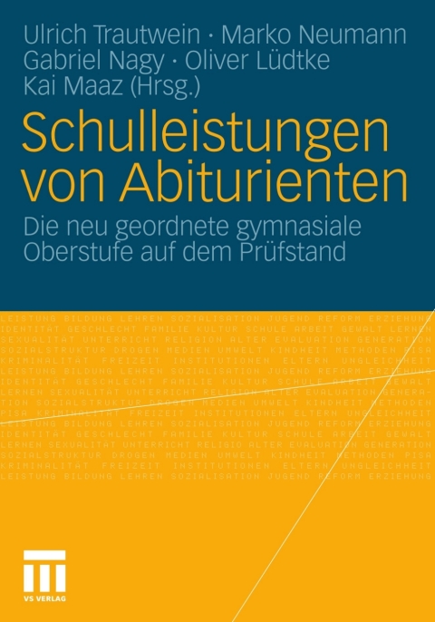 Cover image for book Schulleistungen von Abiturienten