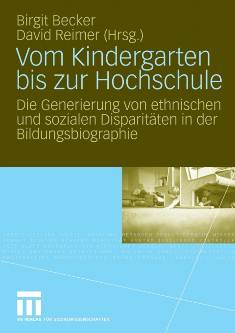 Cover image for book Vom Kindergarten bis zur Hochschule
