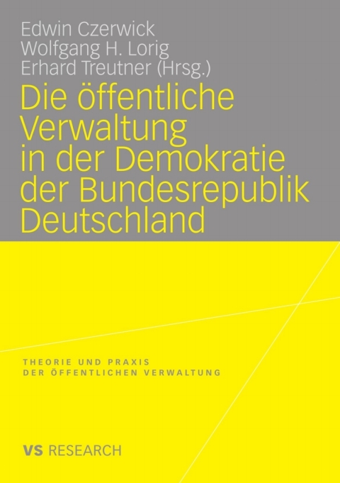 Cover image for book Die öffentliche Verwaltung in der Demokratie der Bundesrepublik Deutschland