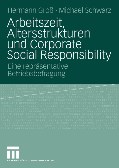 Cover image for book Arbeitszeit, Altersstrukturen und Corporate Social Responsibility