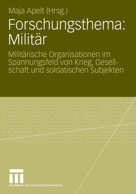 Cover image for book Forschungsthema: Militär