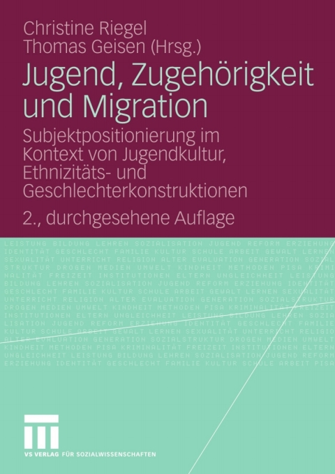 Cover image for book Jugend, Zugehörigkeit und Migration