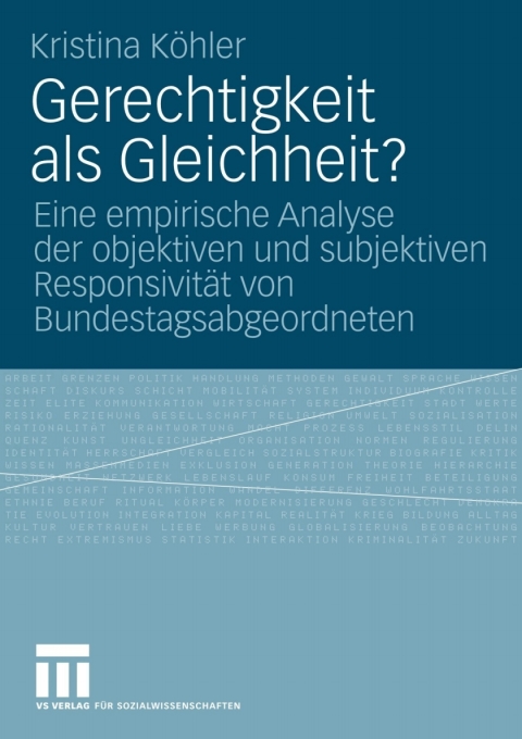 Cover image for book Gerechtigkeit als Gleichheit?