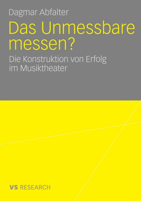Cover image for book Das Unmessbare messen?