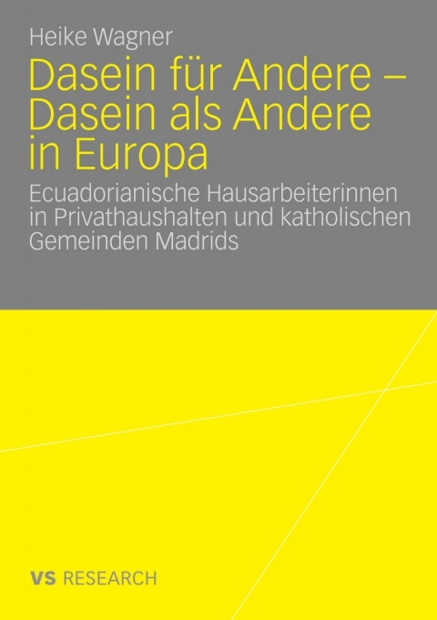 Cover image for book Dasein für Andere - Dasein als Andere in Europa