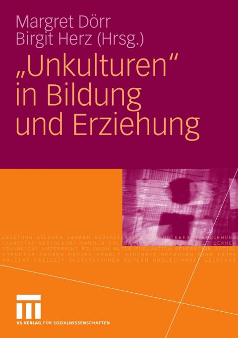 Cover image for book "Unkulturen" in Bildung und Erziehung