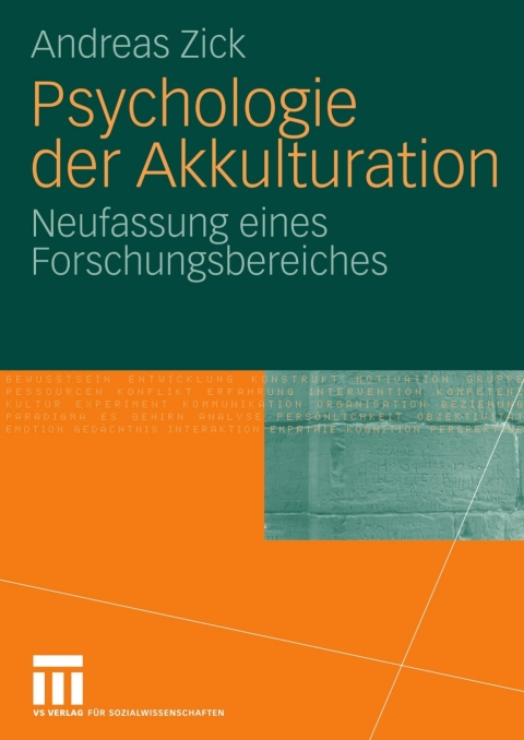 Cover image for book Psychologie der Akkulturation
