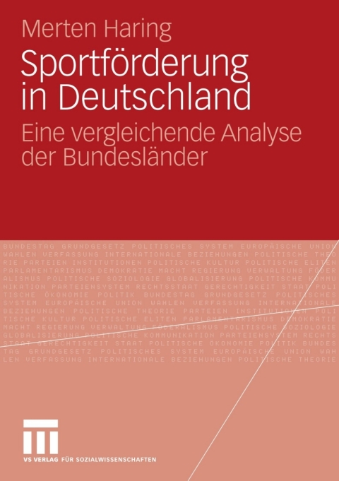 Cover image for book Sportförderung in Deutschland