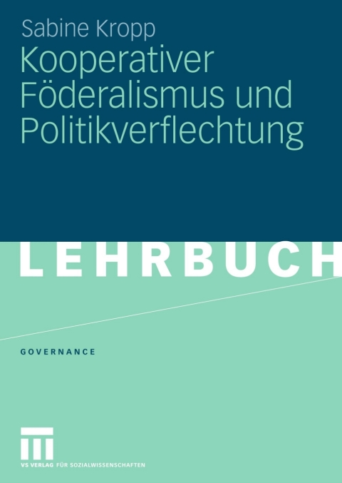 Cover image for book Kooperativer Föderalismus und Politikverflechtung