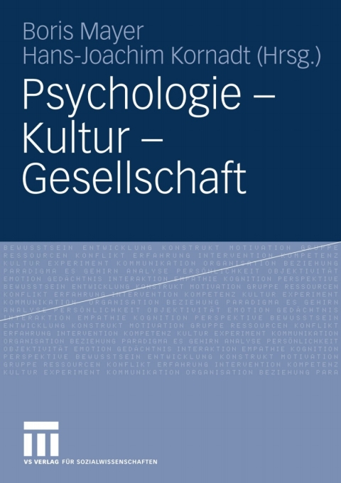 Cover image for book Psychologie - Kultur - Gesellschaft