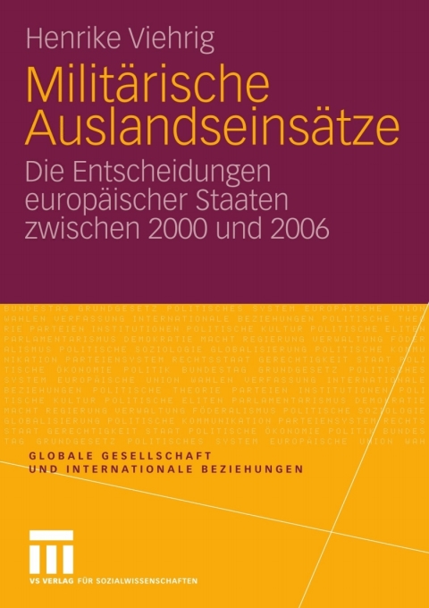 Cover image for book Militärische Auslandseinsätze