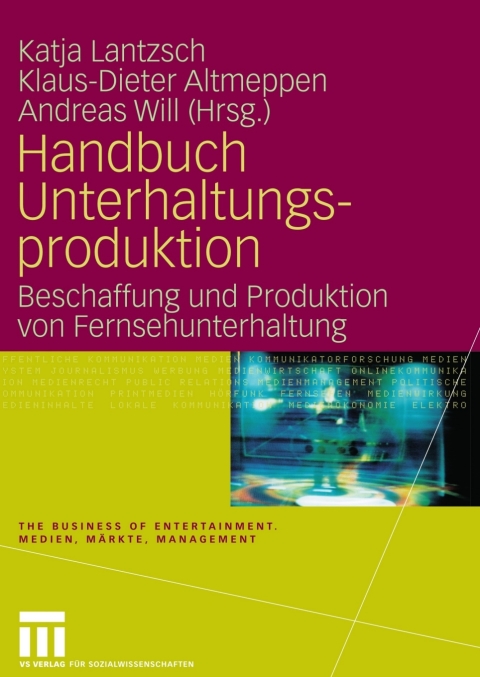 Cover image for book Handbuch Unterhaltungsproduktion