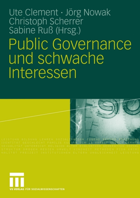 Cover image for book Public Governance und schwache Interessen