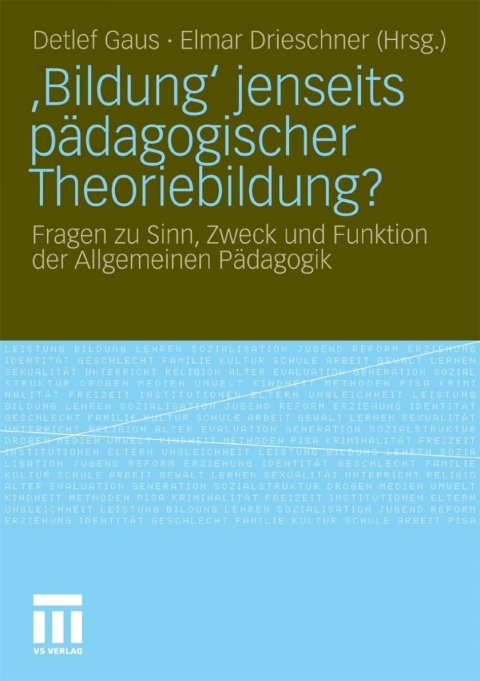 Cover image for book ‚Bildung‘ jenseits pädagogischer Theoriebildung?