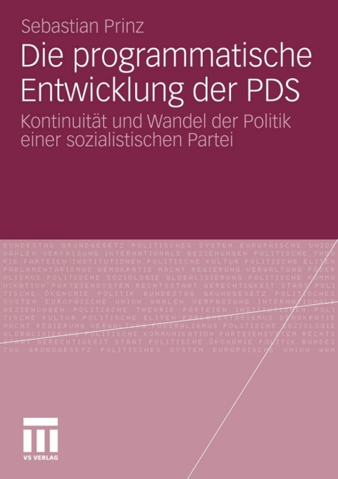Cover image for book Die programmatische Entwicklung der PDS