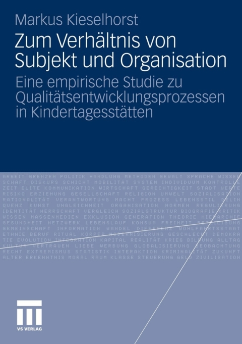 Cover image for book Zum Verhältnis von Subjekt und Organisation