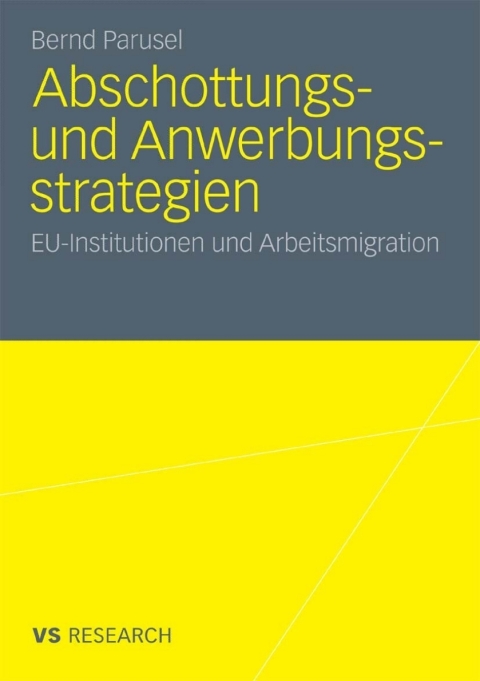 Cover image for book Abschottungs- und Anwerbungsstrategien