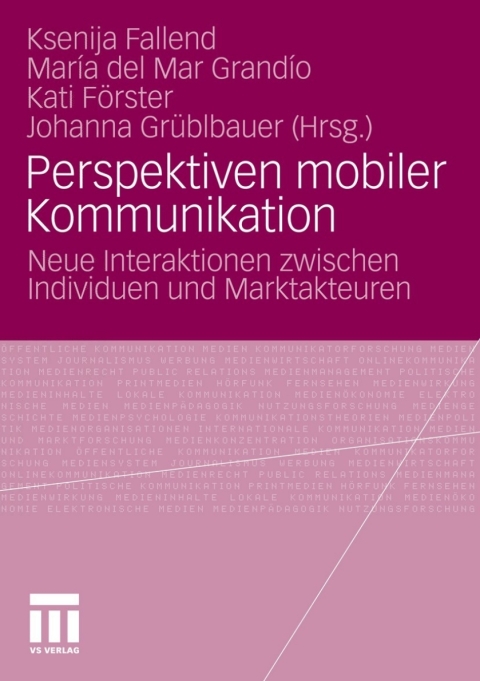 Cover image for book Perspektiven mobiler Kommunikation