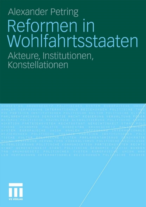 Cover image for book Reformen in Wohlfahrtsstaaten