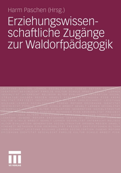 Cover image for book Erziehungswissenschaftliche Zugänge zur Waldorfpädagogik