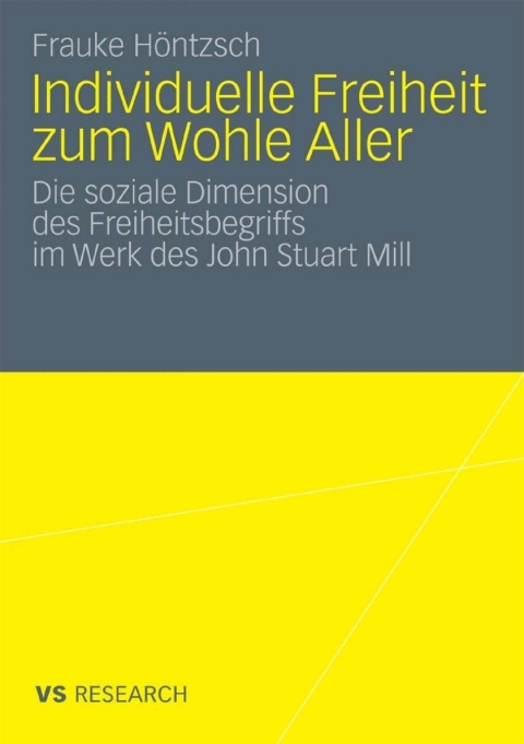 Cover image for book Individuelle Freiheit zum Wohle Aller