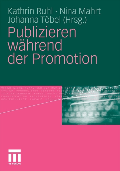 Cover image for book Publizieren während der Promotion