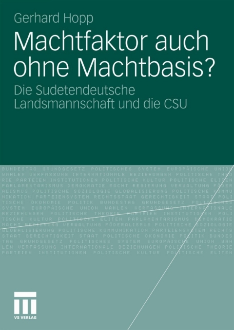 Cover image for book Machtfaktor auch ohne Machtbasis?