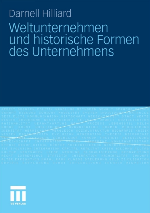Cover image for book Weltunternehmen und historische Formen des Unternehmens