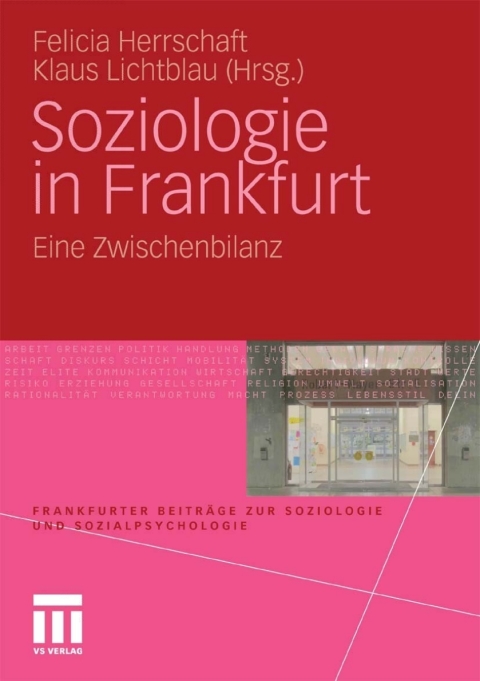 Cover image for book Soziologie in Frankfurt