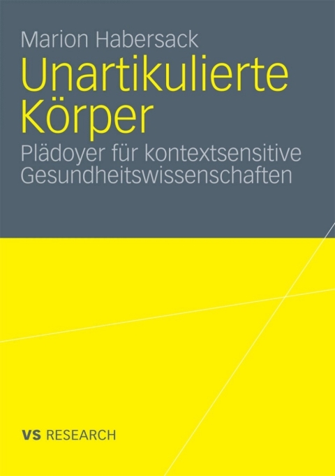 Cover image for book Unartikulierte Körper