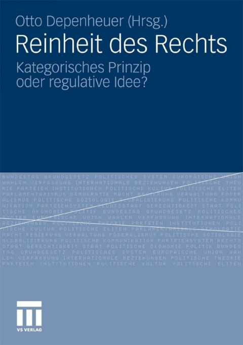 Cover image for book Reinheit des Rechts