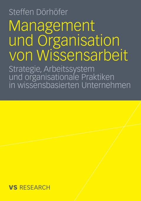 Cover image for book Management und Organisation von Wissensarbeit